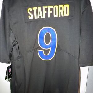 NFL Black Stanford Jersey with Blue and Gold Accents